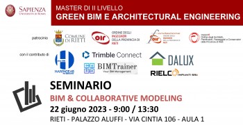 SEMINARIO BIM & COLLABORATIVE MODELING